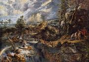 Peter Paul Rubens Gewitterlandschaft mit Philemon und Baucis France oil painting artist